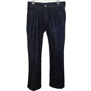 Kut From The Kloth Women's Jeans Size 6 Bootcut Dark Wash Blue Denim Stretch EUC